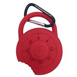 Jellystone Padlock Keychain Teether - Scarlet Red by Jellystone Designs