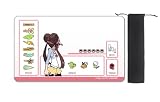 プレイマット 対戦専用タイプ ラバープレイマット 滑り止め 収納袋付き カードゲーム ポ ケカ60*35cm A03 (L)