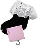 FairyBaby レース付クルーソックス L( 13cm - 14cm ) ブラック[20] 綿、他 S50670-24