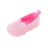 (プタス) Putars 赤ちゃん 靴 ファーストシューズ 編みレース ワンカラー スリッポン やわらかい 歩行練習 履き心地いい 女の子 出産お祝いプレゼント ギフト (13, ピンク)