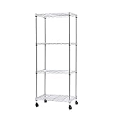 メタルルミナスラック[19mm] 幅50cm/4段(幅49.5×奥行34.5×高さ120cm) EL19-12504 [ホーム&amp;キッチン]