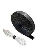 ケーブル 結束バンド マジックテープ 幅10mm マジック 結束バンド 自由にカット 面ファスナー 配線整理 収納 固定 ケーブルバンド コード まとめる 収納ケーブル (3ｍ)