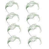 B Blesiya 壁　吊り下げ　人工植物　結婚式　パーティ　生き生き　装飾　8本　