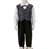 北欧デンマークの子供服ブランド CADEAU ベビー　ボーイ　フォーマルスーツ　上下つなぎ　ブラック 62ｃｍ