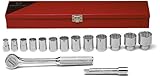 Wright Tool 417 12-Point Standard Socket Set, 15-Piece by Wright Tool
