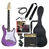 Photogenic フォトジェニック エレキギター 初心者入門 エントリーセット STタイプ バーガンディ ST-180/BGD [ソフトケース/シールド/アンプ/チューナー/ストラップ/ピック/ピックケース/弦/ワインダー/教則DVD/調整用レンチ付属]