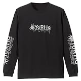 【公式】コスパ NieR:Automata Ver1.1a ヨルハ部隊 袖リブロングスリーブTシャツ BLACK Lサイズ