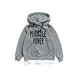 [FERE8890] ボーイズ パーカー 重ね着 プリント 英字 フード付き キッズ ジュニア かっこいい 普段着 プレゼント 春秋用 グレー 身長133～142cm