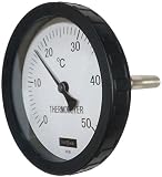 TOKO バイメタル温度計 KD100A 0～50度 R1/2 ×100L