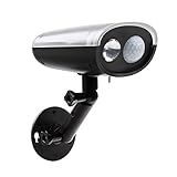 Wireless Solar LED Motion Sensor Light Security Spotlight with Motion Sensor and Photocell - Waterpr