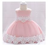 Candykids ベビードレス ベビーデイジー 結婚式 セレモニードレス フォーマルドレス 子供服 女の子 　　赤ちゃん お宮参り ティアードスカート　ベビードレス フォーマルドレス (80cm, 