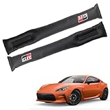 XIKER トヨタ GR86 ZN8系 専用 PUレザー 隙間クッション 車用 シートサイド隙間埋め 運転席 助手席 ゴミ小物類 落下防止 カー用品 便利グッズ シートコンソール座席隙間落ち防止 内装 カスタム パーツ 2本 セット(ブラック)