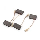 XDiscount　モーターカーボンブラシ　電気ドリル　スペアパーツ　15.5x8.5x5mm　2ペア入り