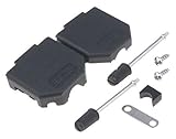 コネクタ - コンポーネント - BACKSHELL D SUB PLASTIC 37WAY