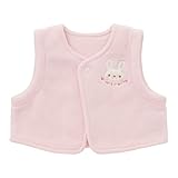 西松屋 [EFD] 新生児フリースベスト（ヒツジ/ウサギ/ヒヨコ） 【新生児50-70cm】　ウサギ