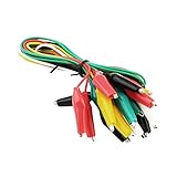 Flameer ワニ口　クリップ　テストリード　10個　テスト　クリップ　ワイヤー　回路　 5色　プラスチック
