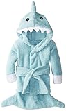 DAN Baby Cotton Cartoon Animal Hooded Towel Bath Robe 1-12 Months (Blue Sharp) by DAN