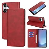 Galaxy A25 5G ケース サムスンGalaxy A25 5G 手帳型 ギャラクシーA25 5G カバー GalaxyA25 5G SC-53F 手帳ケース A25 Galaxy 5G SCG33 スマホケース case 適用 zouzt 合成皮革 財布型 カード収納 マグネット 横置き スタンド 大人っぽい 落ち着くデザイン 5色 レッド