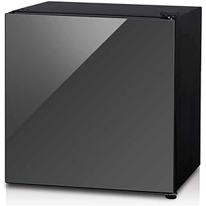 冷蔵庫 42L 小型 ミラー調 ブラック PRC-B041DM-B