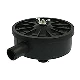 Hommy オス スレッド 黒い プラスチック フィルター サイレンサー エアーコンプレッサー用