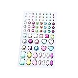 クリスタルステッカー クリスタルジェムステッカー ジュエルステッカー キッズクラフト スク ブックステッカー スク ブッキングステッカー シール ラインストーンステッカー アクリル