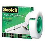 3M メンディングテープ 12mmX30m 巻芯径25mm 810-1-12 (12MMX30M)