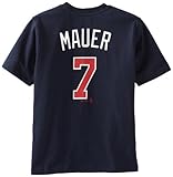 MLB Minnesota Twins JマウアープルオーバーTee with Name & Number Boys ' ブルー
