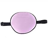 ノーブランド品　子供　シルク　片目　交換可能　調節可能　海賊　アイパッチ　アイシェード　アイマスク　2個　4色選べる - 紫色