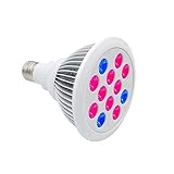 LIGHTESS led植物育成ライト led電球　E27口金 24W 水耕栽培ランプ 室内栽培ライト 観賞用植物育成LEDライト 水耕栽培 3つの波長 (660nm/630nm/460nm)