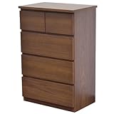 ライフスタイリングショップ チェスト 4段 幅59cm ウォールナット ダークブラウン LS-675DB