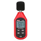 Baoblaze デジタル　音量計　騒音計　サウンドメーター　液晶　LCD 　30〜130dB　自動　赤