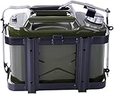 ガソリン缶ホルダー ガソリン缶定着装置 鉄製ガソリン携行缶つき 燃料缶ホルダーブラケット オートバイおよび自動車用