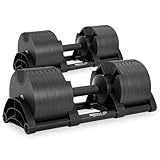 FLEXBELL フレックスベル 正規品 可変式ダンベル 32kg 2kg刻み 2個セット 16段階 オールブラック