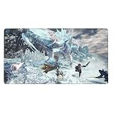 モンスターハンター ゲーミングマウスパッド 大型ゲー まうすぱっど マウスパッド 防水 滑り止め ゲーミング オフィス最適 レーザー 耐久性 マウスパッドおしゃれ マウス用パッド ズ オフィス 自宅兼用
