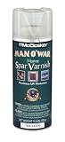 McCloskey 7555 Man O'War Spar Marine Varnish, 11.5-Ounce Spray, Clear Satin [並行輸入品]