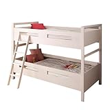 ホワイトウォッシュ【フレームのみ】／【シングル】 vigo+rous 2段ベッド すのこ ロータイプ 分割式