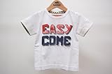KRIFF MAYER KIDS クリフメイヤー ラフアメカジ半袖T(EASY) Tシャツプリント 110 ホワイト