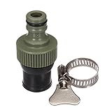 amzmonnsuta 蛇口コネクター ジョイント ニップル プラスチック製 灌水ホース 調整可能 ガーデン