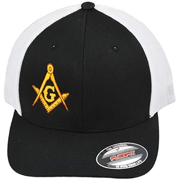 フリーメーソン 刺繍レザーキャップ Amazon | The Masonic Exchange HAT メンズ US サイズ: One Size
