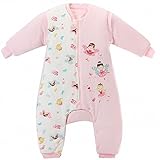赤ちゃん　寝袋　冬　happy dream 子供 寝袋 フェアリーテイル 綿 赤ちゃん ピヤマ 長袖 コットン パンダ ユニセックス春秋冬 赤ちゃん寝袋 カラフル　ベビー　プレゼント （L：100cm