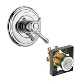 デルタDelta kvodca-t17097-ch Cassidyバルブのみキットpressure-balance dual-functionカートリッジ、クロムクロム