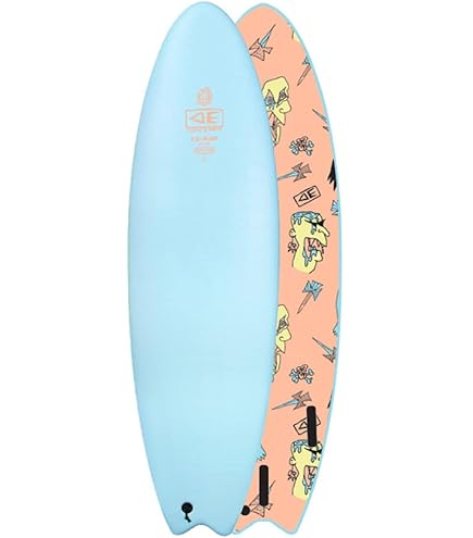 Amazon | MR EPOXY-SOFT SUPER TWIN FIN 5'6 フレイム | Ocean