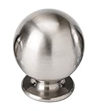 Alno A1033-SN Transitional Knobs, 1-1/8, Satin Nickel by Alno
