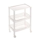 ライクイット キッチンワゴン シルキーワゴン 120 シルキーホワイト 幅46.2×奥行29.2×高さ67.2cm 147680