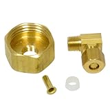 Danco 88381E Ice Maker Adapter Compression, Brass by Danco