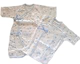 肌着セット 新生児肌着　ベビー肌着　コンビ肌着 短肌着　下着セット　新生児 日本製 出産祝い ギフト　ベビー服 (ブルー)