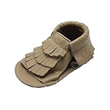 Sayoyo Babyタッセルソフトソールレザー幼児幼児用Prewalkerシューズサンダル幼児用夏靴 US サイズ: 6-12 Months/5-5.5 M US Toddler カラー: グレー