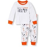 THE CHILDREN'S PLACE(ザ・チルドレンズプレイス) ロングスリーブトップ&ツールプリントパンツパジャマセット スリープウェア 3～6ヶ月【並行輸入】