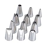 遠藤商事(Endo Shoji) 業務用 口金セット(12個セット) No.10 18-8ステンレス 日本製 WKT38010