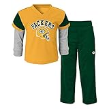 NFLグリーンベイパッカーズ乳児/幼児用ジャージースタイルパンツセット
